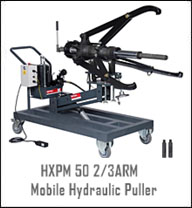 HXPM 50 2/3ARM Mobile Hydraulic Puller